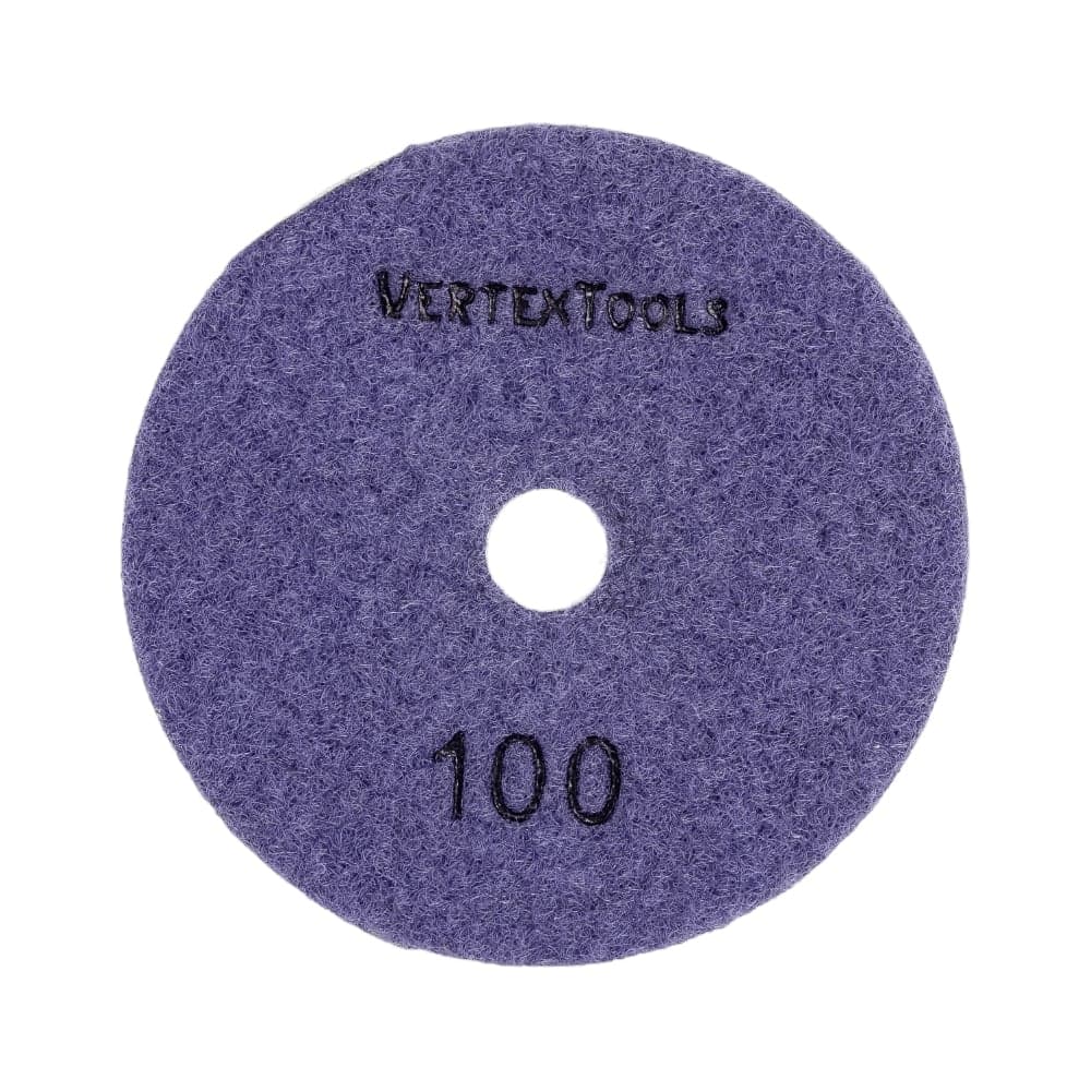 Черепашка VERTEXTOOLS для полировки мрамора, зерно 100