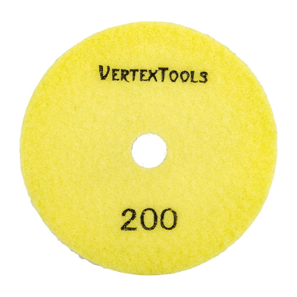 Черепашка VERTEXTOOLS для полировки мрамора, зерно 200