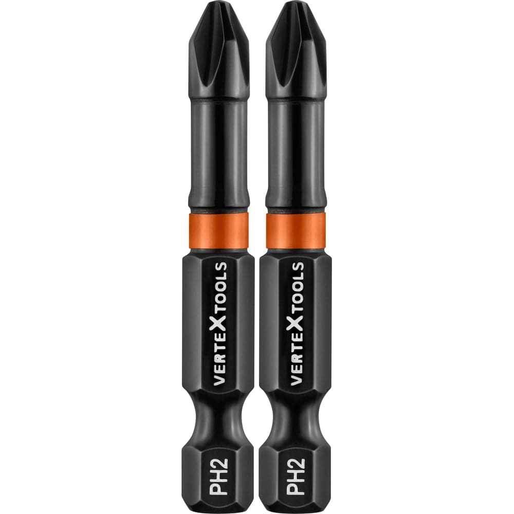 Бита ударная VERTEXTOOLS Impact PH2×50 мм, 2 шт