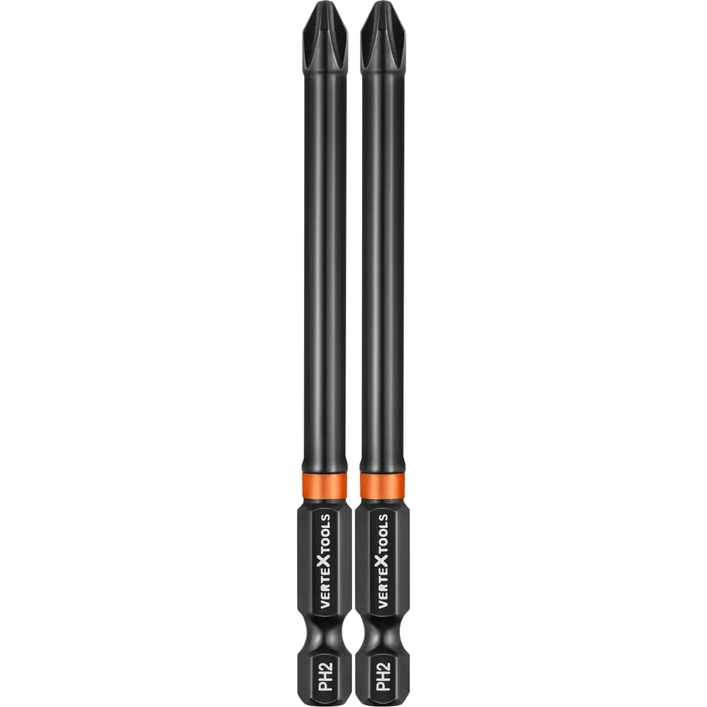Бита ударная VERTEXTOOLS Impact PH2×90 мм, 2 шт