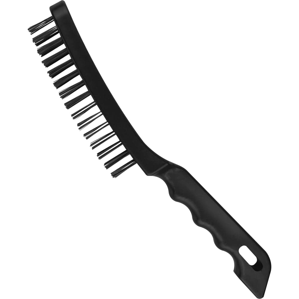 Щётка по металлу VERTEXTOOLS ручная 4-рядная с пластиковой ручкой