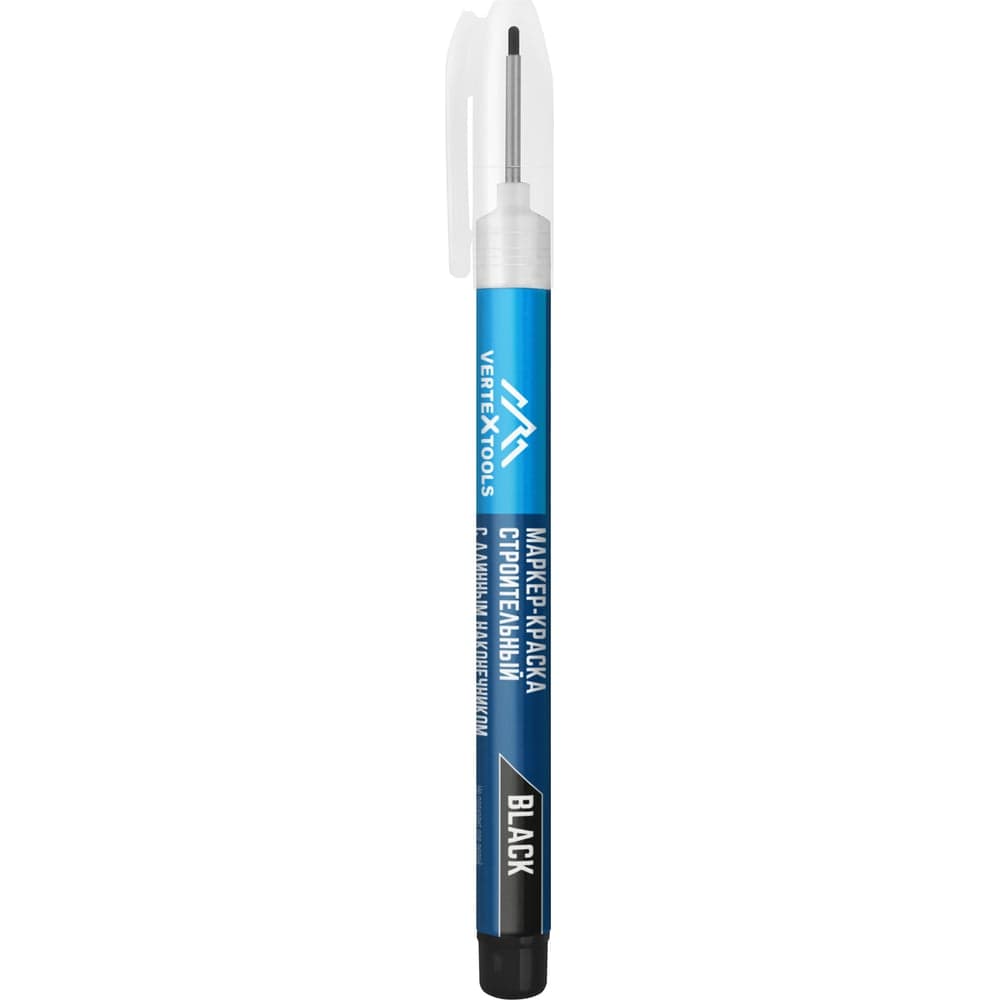 Маркер-краска VERTEXTOOLS с длинным наконечником черный