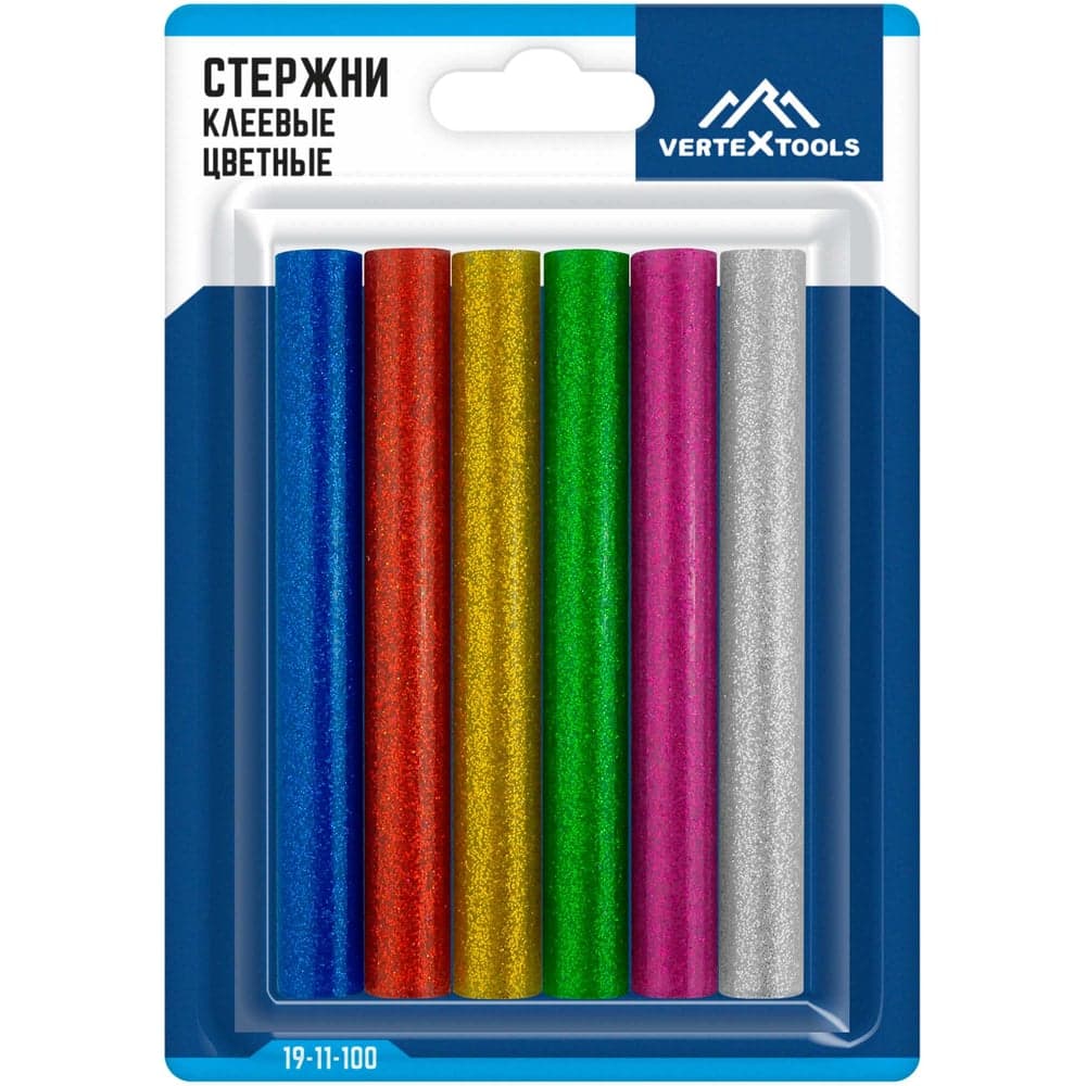 Стержень клеевой VERTEXTOOLS цветной 11×100 мм