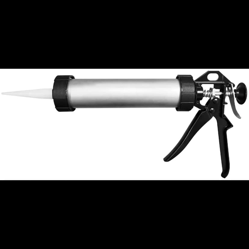 Пистолет для герметика VERTEXTOOLS алюминиевый под тубу 400 мм 1
