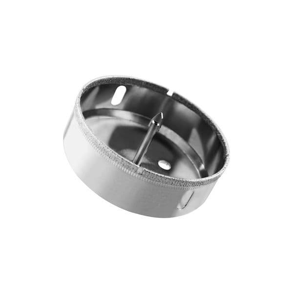 Коронка по стеклу VERTEXTOOLS Ø85×55 мм, с центрирующим сверлом 1