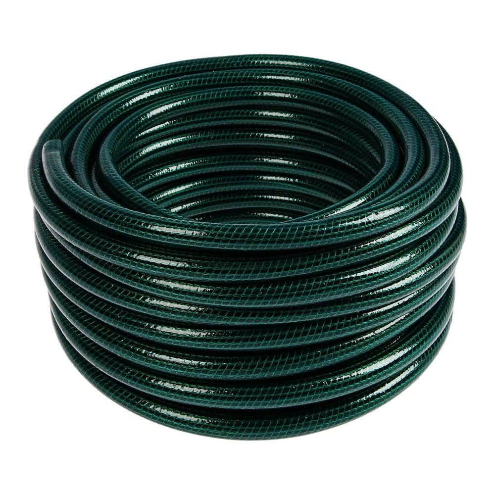 Шланг поливочный Yard Люкс ПВХ армированный 1/2", 25 м, зелёный