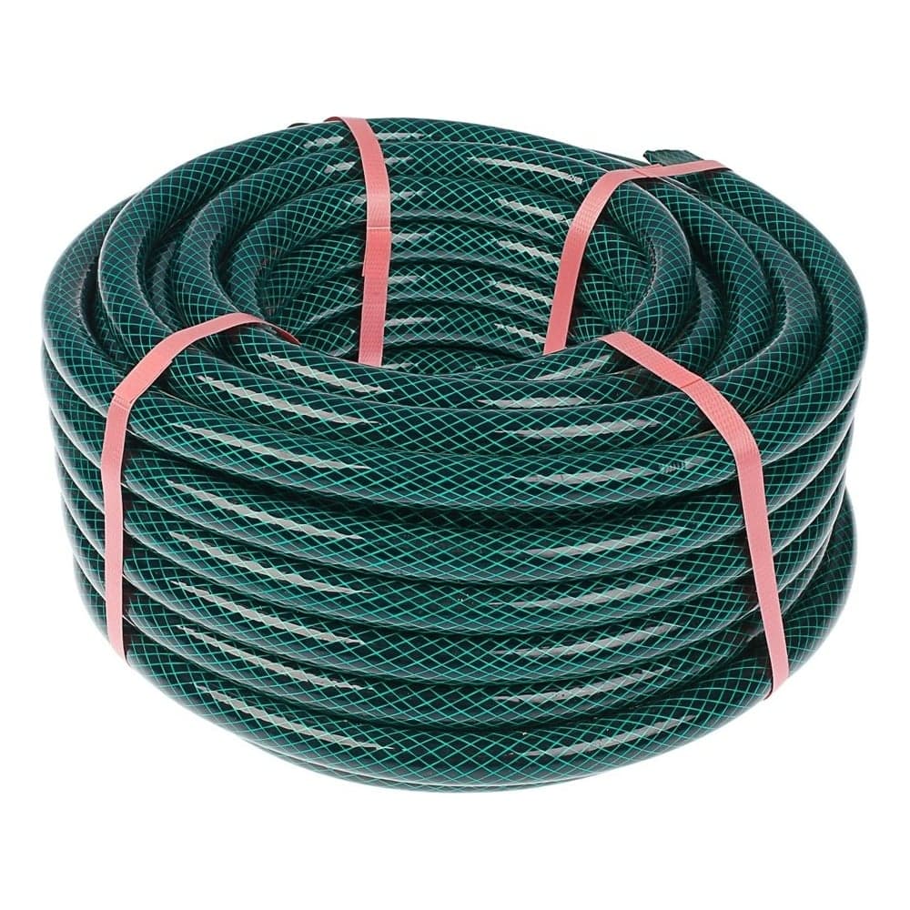 Шланг поливочный Yard Люкс ПВХ армированный 3/4", 25 м, зелёный