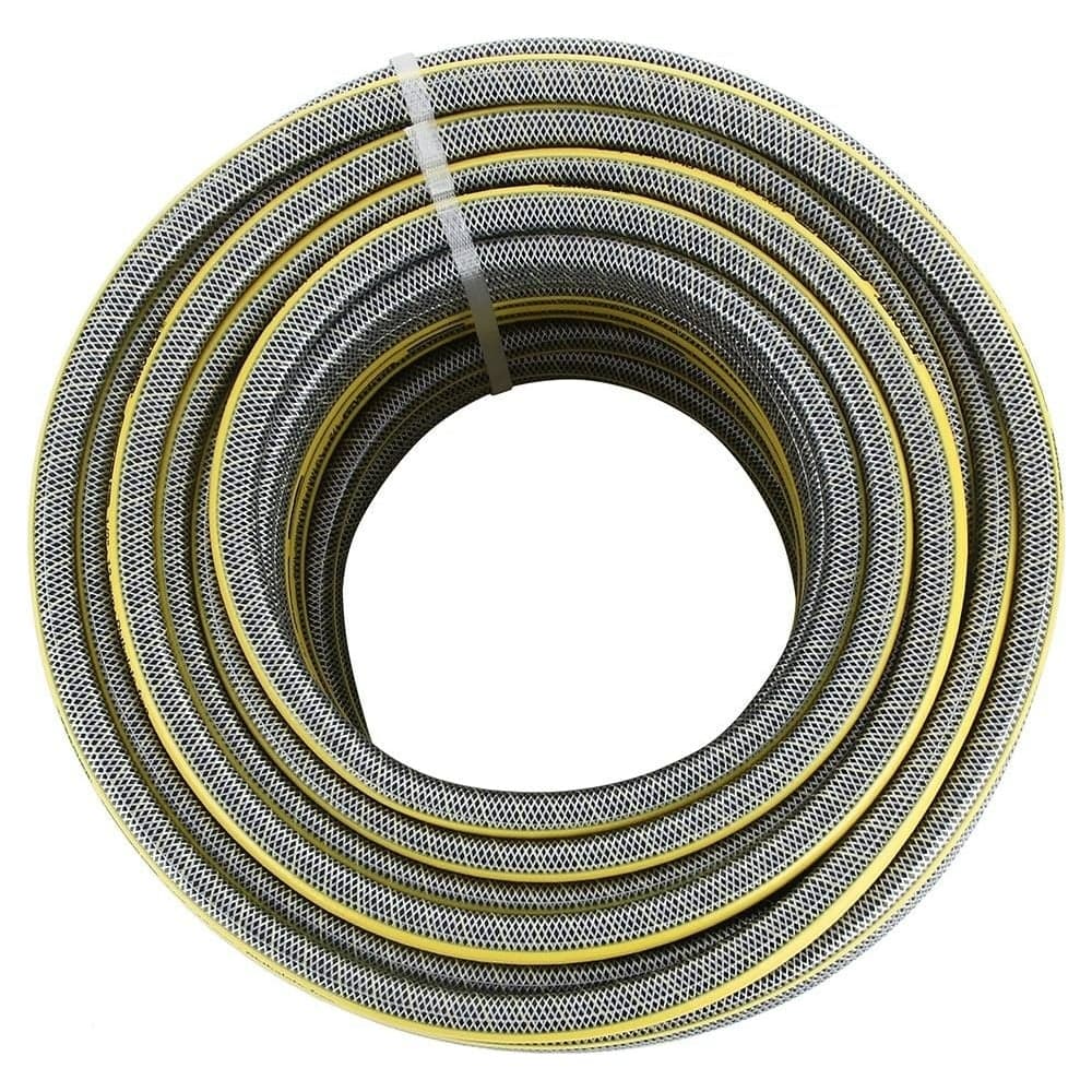 Шланг поливочный Yard КОБРА 3/4" 25 м, ПВХ, армированный, серый