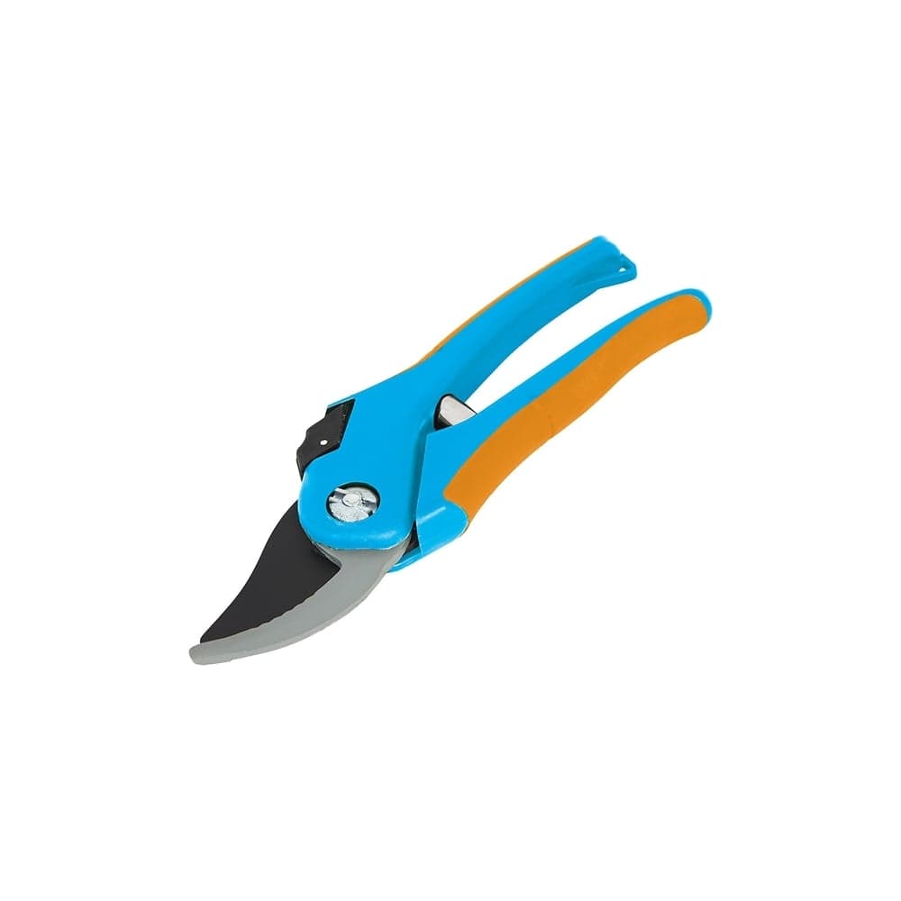 Секатор садовый Yard, прямой рез, тефлон, пластиковые ручки, 205 мм